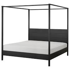 Check spelling or type a new query. Yttervag Four Poster Bed Frame Black Luroy Ikea