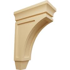 However, if you have the budget and desire a classy look to enhance that new granite countertop, i'd consider wrought iron corbels. Ekena Millwork Corwlu Lucan Wood Corbel