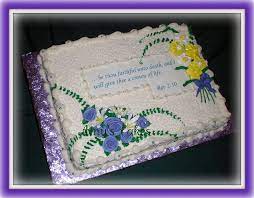 They are perfectly suited for a death anniversary card or to be shared on facebook to show you're thinking of someone remembering a lost one. Reception Cake For Funeral Funeral Cake Reception Cake Funeral Reception