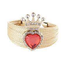 Disney S Descendants 2 Evie Girls 4 16 Heart Cuff Bracelet Disney Jewelry Evie Descendants Disney Descendants 2