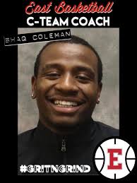 BIG TIME NEWS! Please welcome Shaq Coleman to our coaching staff! Shaq will  be our C-Team Coach (and will also serve as our 8th Grade Coach) for the  2020-21 season! We are