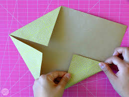 Now if you're using patterned paper and you want the finished pattern to. How To Fold A Letter Into A Pull Tab Note I Try Diy