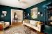 Light Teal And Grey Bedroom