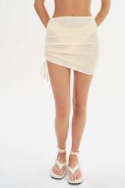 Cacia | Swimsuit Cover-Up Skirt - Lemon Icing - Medium