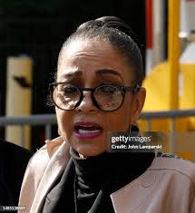 Kathryn Townsend Griffin , daughter of composer Ed Townsend, arrives...  News Photo