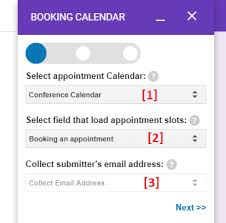 There can be multiple calendars (i used it to represent multiple appointment places). Booking Calendar Add On For Google Forms Vietutd