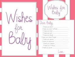 For baby's shower inside verse: Free Downloadable Baby Wishes