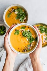 Spicy Thai Butternut Squash Soup Recipe Thai Butternut Squash Soup Butternut Squash Soup Best Butternut Squash Soup