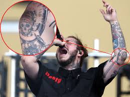 I figured it makes me interesting. Post Malone Has More Than 65 Tattoos And Counting Here S Where They Are And What They All Mean Business Insider