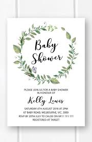 Gold & white themed gender neutral baby shower ideas. Greenery Baby Shower Invitation Printable Garden Baby Shower Ideas Gender Neutral Bab Baby Shower Invites Neutral Baby Shower Invitations Garden Baby Showers