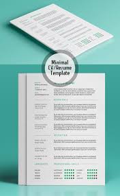 Wow your future employer with this simple cover letter example format. Free Minimalistic Cv Resume Templates With Cover Letter Template Design Cv Template Free Best Resume Template Resume Template Free
