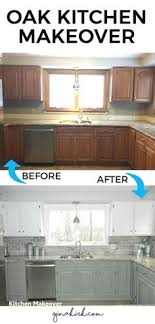 Bright paint and new hardware photo by courtesy of cherished bliss. 170 Best Oak Kitchen Remodel Ideas Kitchen Remodel Kitchen Remodel Idea Kitchen Redo