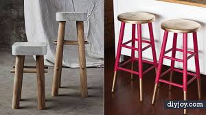 Diy bar stools with metal bar accents. 31 Diy Barstools To Make For The Home