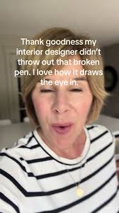 Thank goodness my interior designer didn’t throw out that broken pen. In a  perfect world it would have ink in it, but I can’t have everything.  Blessed. #interiordesigner #hgtv #homedecorideas ...