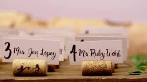 Choose from a folded or flat instantly customizable place cards. Diy Wine Cork Place Card Holders For Your Wedding Youtube