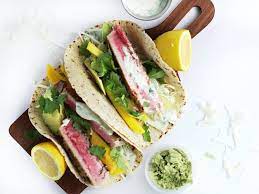 To make a proper wasabi paste from scratch you need much more wasabi paste than water. Tuna Tacos With Wasabi Cilantro Aioli
