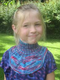 Halskrage i Sock Cashmere pattern by Anna Ekstrand