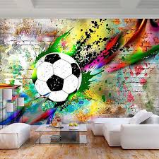 Vlies Fototapete Fussball Tapete Jugendzimmer Fussballplatz Tapete Kinderzimmer Tapeten Jugendzimmer Tapeten Fototapete