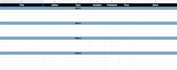 More images for printable 1 week calendar template » 20 Social Media Templates To Save You Hours Of Work