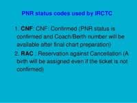 Will Rac Ticket Get Confirmed After Chart Preparation