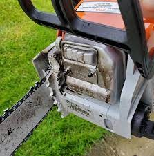How to clean a stihl weed eater muffler. Stihl Ms170 Oil Seems To Be Coming Out Of My Exhaust Is My Mix Too Rich I M Following The Required 50 1 Ratio More Info In The Comment Chainsaw