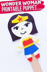 Here's even more superhero crafts! Printable Superhero Puppet Craft With Video Sugar Spice And Glitter
