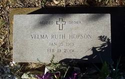 Velma Ruth Burt Hopson (1913-2006): homenaje de Find a Grave