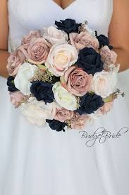 Wedding decoration 2021 trend incorporates metallic into the color palette. Blush Pink And Navy Blue Flowers Novocom Top