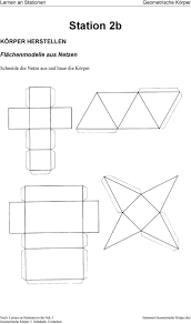 1000 tafel geometrie ausdrucken# / die besten 25+ mathematik 3 ideen auf pinterest | montessori mathe, vorschule zu hause und. Stationen Geometrische Korper Doc Station 1 Pdf Free Download