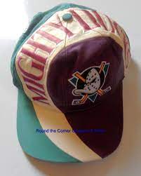 Vintage Anaheim Mighty Ducks Twin Snapback Hat Cap Nhl Hockey Snapback Hats Hats Snapback