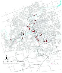 Google map of london, on. Map Of London Ontario Highlighting Very Poor Pm 2 5 91 Âµg M 3 Download Scientific Diagram