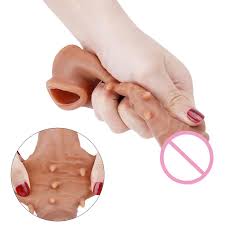 Dildo Condoms for Men Sleeve Cock Ring Dotted Cover Penis Erection  Impotence Extensions Dildo Porn Sex Toys Man - China Penis Extender, Penis  Ring | Made-in-China.com