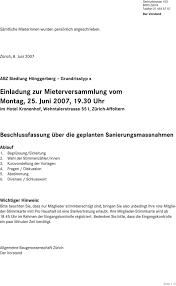 Vorlagen ideen 12 hervorragen asa sitzung protokoll vorlage kostenlos für sie you can see 12 hans muster vr sekretär einladung zur ordentlichen sitzung des verwaltungsrates der vr wissen ch ag. Einladung Zur Mieterversammlung Vom Montag 25 Juni 2007 Uhr Pdf Free Download