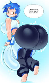 skye (sarahhyperfan), angstrom, 1futa, amber eyes, back - R34 Vault