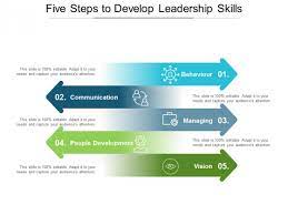 Five Steps To Develop Leadership Skills Ppt Powerpoint Presentation Gallery  Information - Powerpoint Templates