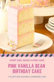 A wacky yet simple and let's even say simply magical pink birthday cake tutorial for ya. Pink Vanilla Bean Birthday Cake Smells Like Home