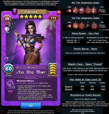 Upgrading a hero in empires & puzzles is hard work and take a ton of time and costs a load of resources. Clarissa 5 Dark Purple May 2020 Hotm Hero Of The Month Gameplay Help Tactics Empires Puzzles Community Forum