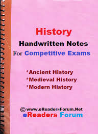 pdf indian history handwritten notes for competitive exams