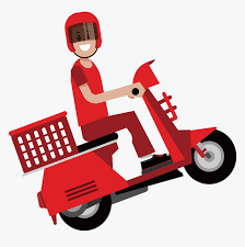 Transparent Scooter Clipart Motorcycle Delivery Icon Png Png Download Kindpng