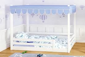 Und natürlich ist es ein platz zum schlafen und träumen. Kinderbett Picco 180cm Weiss Aus Dem Himmelbett Wird Ein Hochbett