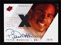 Peter Warrick Memorabilia All Football Cards