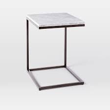 Box Frame C Base Side Table Marble Antique Bronze Dining Table Marble Marble Side Tables Side Table