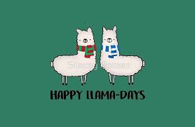 Happy Llama Days Laptop Sleeve By Stacey Roman Llama Drawing Christmas Drawing Cute Llama
