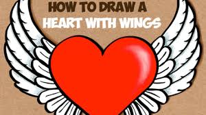 Click here to save the tutorial to pinterest! How To Draw A Heart With Wings Easy Step By Step Drawing Tutorial How To Draw Step By Step Drawing Tutorials