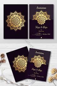 You can download invitation card background posters and flyers templates,invitation card background backgrounds,banners,illustrations and graphics image in psd and vectors for free. Modern Invitation Card Design Template With Luxury Mandala Background Ai Free Download Pikbest