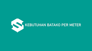 Pasir pasang =0,05 m3 x 120,1 m2 = 6,005 m3 pasir. Kebutuhan Batako Per Meter Ukuran Cara Menghitung
