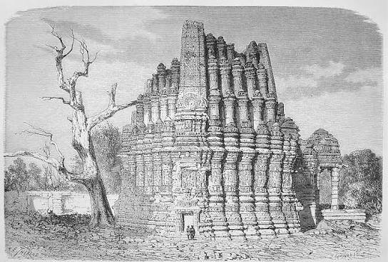 File:*"Temple of Ambernath near Callian," a wood engraving by E. Therond, 1878.jpg - Wikimedia Commons