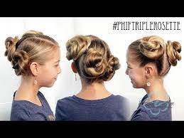 How To Triple Rosette Buns Updo Pretty Hair Is Fun Youtube Pretty Hairstyles Hairstyle Hair Tutorial