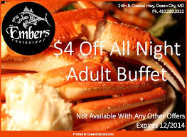 Embers Restaurant Coupons Ocean City Md Ocean City Ocean City Restaurants