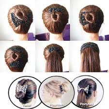 Es gibt keine schönen frisuren für dünne haare? Anself Magic Haarklammer Haarclip Fur Diy Frisuren 2 Stuck Zufallige Farben Amazon De Beauty